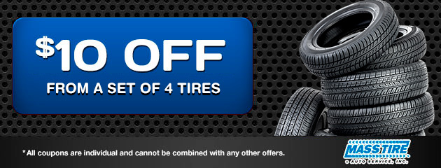 $10 Off 4 tires